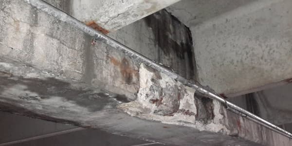 Parking Garage Structure Deterioration - Freeze Thaw Cycle